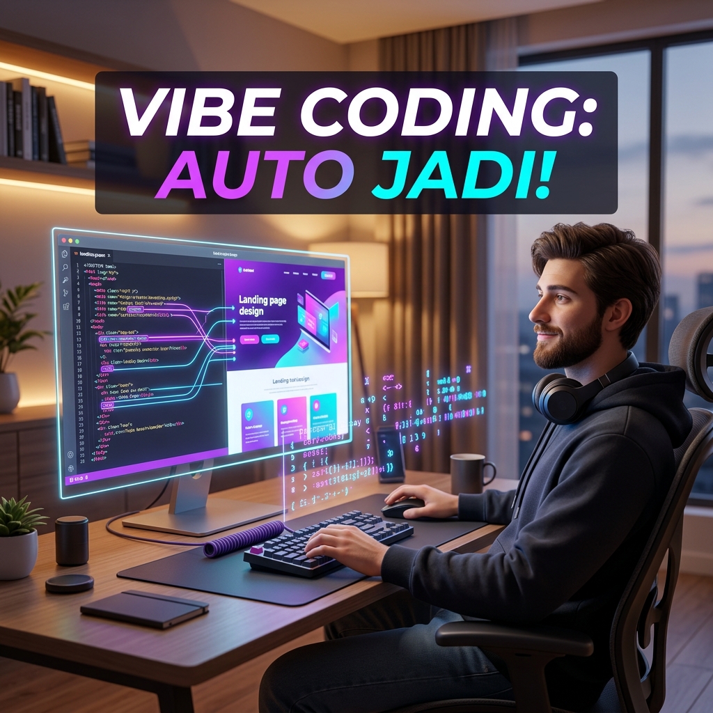 Build Landing Page dengan Vibe Coding (Praktek Langsung Jadi)